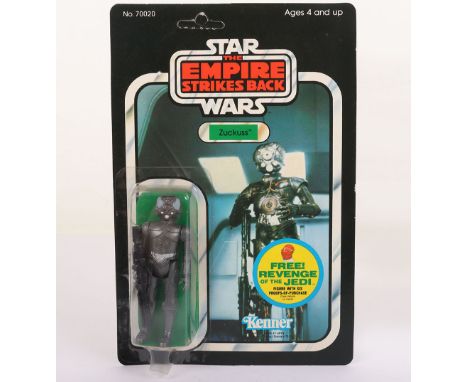 Vintage Star Wars The Empire Strikes Back Zuckuss Original Unpunched Carded Moc Action Figure Kenner. Product no. 70020. Free