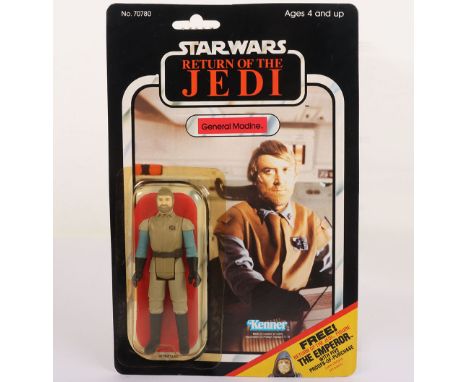 Vintage Star Wars Return of the Jedi General Madine Original Carded Moc Action Figure Kenner. Product no. 70780. Free The Emp