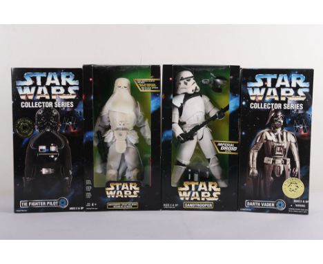 Four Star Wars 12 Inch Collector Series Action Collection Action Figures Dolls boxed 1996-1998 Kenner. Including Darth Vader,