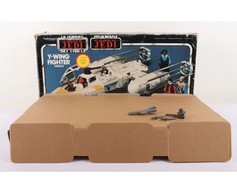 Vintage Star Wars Y-Wing Fighter Palitoy boxed. Complete with some inserts, missing instructions. Untested. Good condition. B