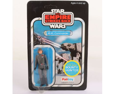 Vintage Star Wars The Empire Strikes Back AT-AT Commander Original Unpunched Carded Moc Action Figure Palitoy. Factory sealed