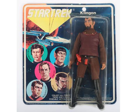 Vintage Original Star Trek Mego Bradgate Klingon Five face Type 1, 8 inch action figure Boxed Catalogue number 22801. Good co