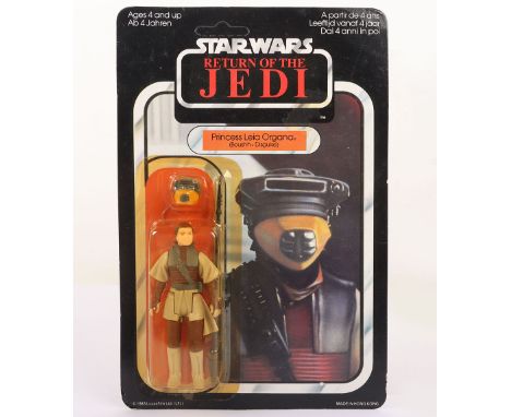 Vintage Palitoy Star Wars Return of The Jedi Princess Leia Organa Boushh Disguise Original Carded Moc Unpunched Action Figure