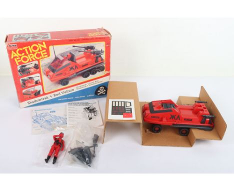 Vintage Action Force Shadowtrak Vehicle and Red Vulture figure Palitoy boxed. Picture box version. Complete with inserts, ins