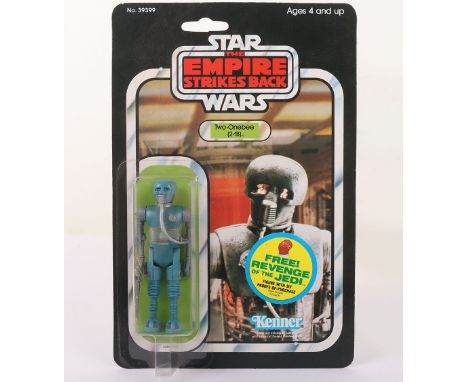 Vintage Kenner Star Wars The Empire Strikes Back Two-Onebee 2-1B Original Carded Moc Action Figure. Revenge of the Jedi Stick