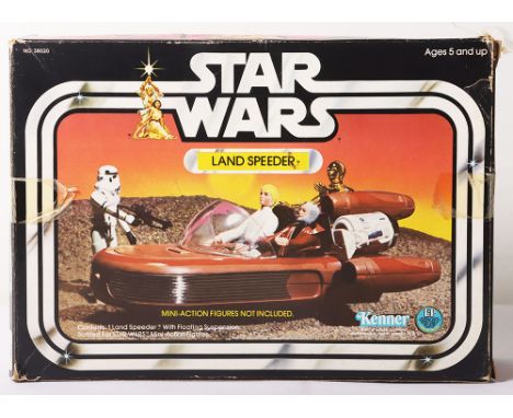 Vintage Star Wars Land Speeder Boxed Kenner, Product no. 38020 Good condition with original unused sticker sheet with two ori