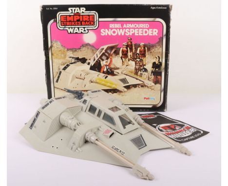 Vintage Star Wars The Empire Strikes Back Rebel Armoured Snowspeeder Boxed Palitoy. Product code #33361, in very good origina