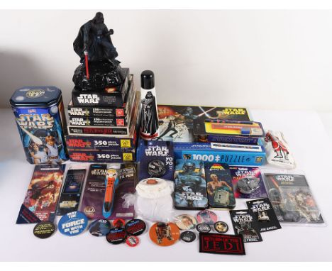 Quantity of Star Wars Vintage and Modern Promotional Ephemera and Stationary sets. Including KFC Buckets, Mugs, Napkins, Wilt