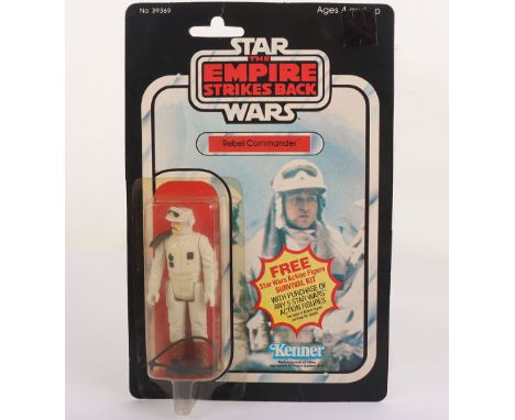 Vintage Star Wars The Empire Strikes Back Rebel Commander Original Carded Moc Action Figure Kenner. Product no. 39369. Factor