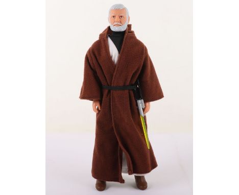Vintage Star Wars 12 Inch Obi-Wan Kenobi with Lightsaber Action Figure Doll Kenner 1979 complete, Very good condition. With o