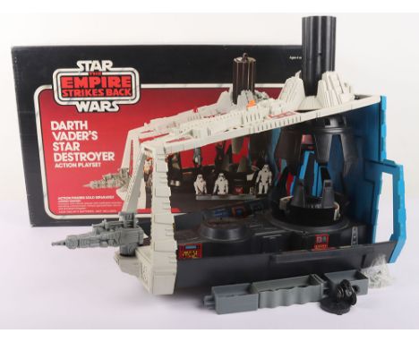Vintage Star Wars The Empire Strikes Back Darth Vader’s Star Destroyer Action Playset Boxed Palitoy. Complete good condition,