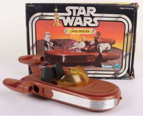 Vintage Star Wars Land Speeder Boxed Kenner, Product no. 38020.  Good condition with insert missing instructions. Windscreen 