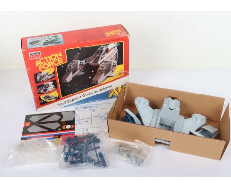 Vintage Action Force Triad Fighter Vehicle and Moondancer figure AF Palitoy boxed. Picture box version. Complete with inserts
