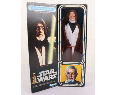 Vintage Star Wars 12 inch Ben (Obi-Wan) Kenobi Action Figure Doll Boxed Kenner. Product no. 39340. Complete with Lightsabre, 