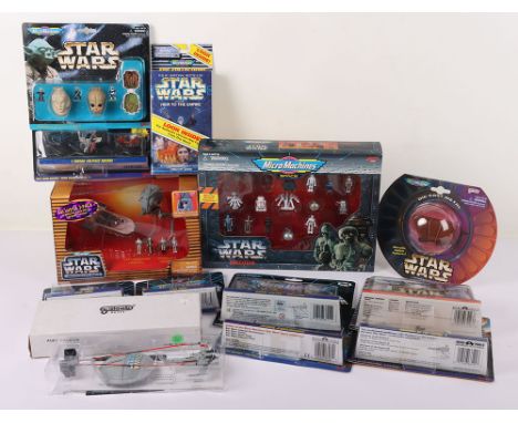 Thirteen Sealed Star Wars Micro Machines Boxed Figures and Playsets 1994-1997 Galoob. Including Imperial Stormtroopers, XIV S