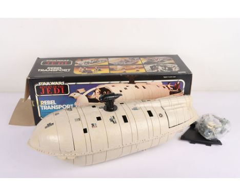 Vintage Star Wars Rebel Transport Palitoy Boxed. Complete with gas masks and backpacks. Missing inserts and instructions.