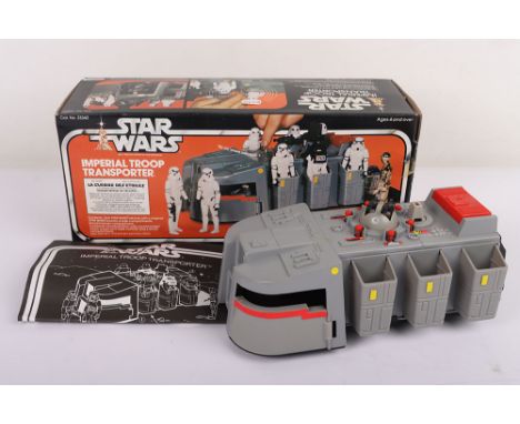 Vintage Star Wars 1979 Imperial Troop Transporter Boxed Palitoy, Product no. 33342. In very good original condition, stickers
