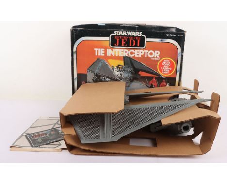 Vintage Star Wars Return of the Jedi Tie Interceptor Vehicle Boxed Kenner. Product no. 71390. Complete with instructions used
