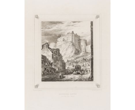 Scotland.- Browne (James) Picturesque Views of Edinburgh, first edition, large paper copy, 51 engraved plates by William Liza