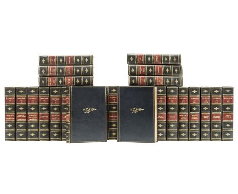 Wells (H.G.) The Works, 28 vol., Atlantic Edition, one of 620 sets signed by the author, photogravure portrait frontispiece, 