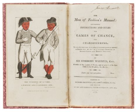 Gambling etc.- Man of Fashion's Manual (The); containing Instructions and Rules for Games of Chance and Charioteering...By Si