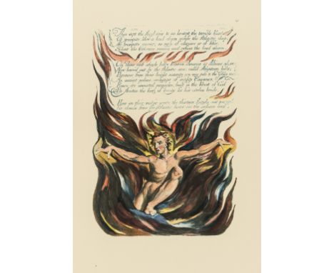 Trianon Press.- Blake (William) America: A Prophecy, number X of 20 deluxe copies with a set of progressive plates, from an e