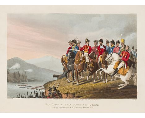 Orme (Edward) Historic, Military, and Naval Anecdotes, 39 hand-coloured aquatint plates only (of 40), the majority after J. A
