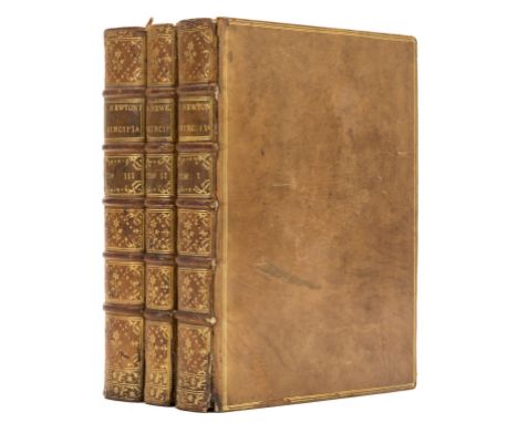 Newton (Sir Isaac) Philosophiae Naturalis Principia Mathematica, edited by Thomas Le Seur and Franciscus Jacquier, 3 vol., se