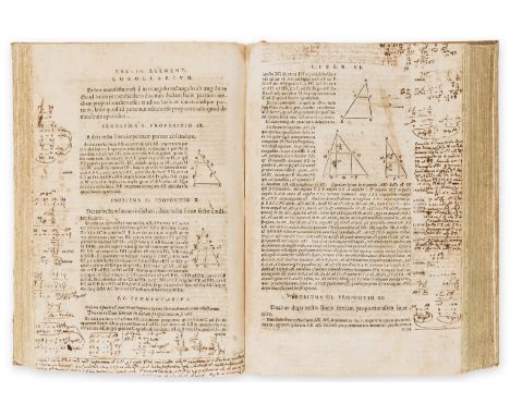 Euclid. Elementorum libri XV, translated and edited by Federico Commandino, collation: *6 **6 A-Z4 2A-2Z4 3A-3S4, title in wo