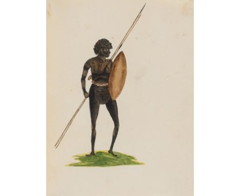 Australia.- Tetley (Captain Joseph Swabey, Colonial naval officer and artist, 1778-1828), attributed to. Album of 12 drawings
