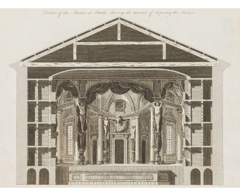 Theatres.- Saunders (George) A Treatise on Theatres, first edition, half-title, 13 engraved plates, of which 5 folding, plate