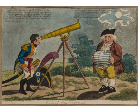 Late-Georgian satirical prints.- [Fores (Samuel William, publisher and printseller, 1761-1838) and others]. Collector's folio