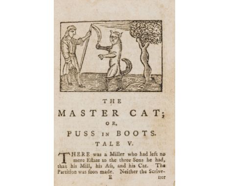 [Perrault (Charles)] Histories or Tales of Past Times, told by Mother Goose, ninth edition, lacking A1 &amp; 6 (frontispiece 