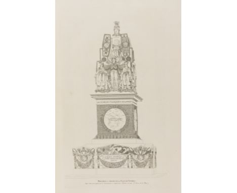 Allais (Louis-Jean), Athanase Détournelle &amp; Antoine-Laurent-Thomas Vandoyer, engravers and publishers. Projets d'Architec