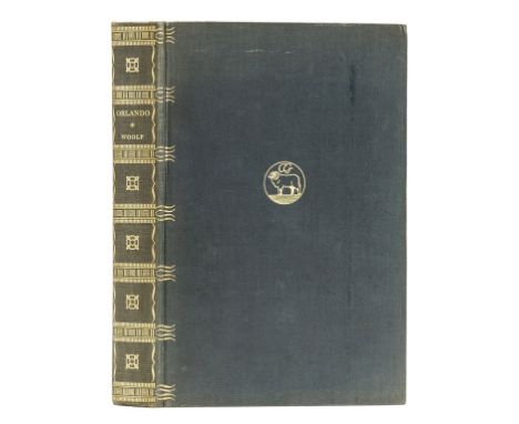 Woolf (Virginia) Orlando: A Biography, first edition, one of 861 copies, this one of 800 signed by the author, plates, origin