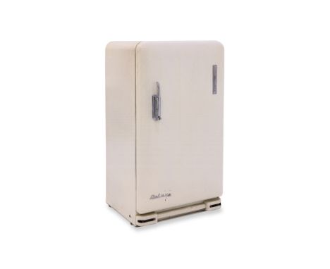 A VINTAGE LEC 'DELUXE' FRIDGE
Circa 1960
(Not functioning - decorative item only)
126 x 66 x 55cm
Condition: For a condition 