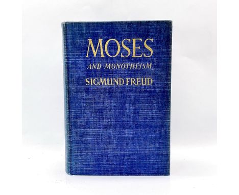 Freud's final original work about the origins of monotheism.First American Edition, 218 pages. Original text titled 'Original
