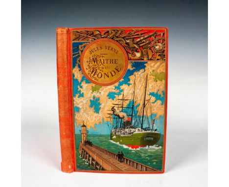 Outstanding first edition of the novel Maitre du Monde (Master of the World) by Jules Verne from the Voyages Extraordinaires 