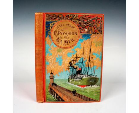 First edition of the novel L'Invasion de la Mer (Invasion of the Sea) by Jules Verne from the series Voyages Extraordinaires 