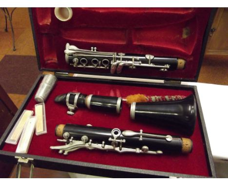 Cased clarinet 