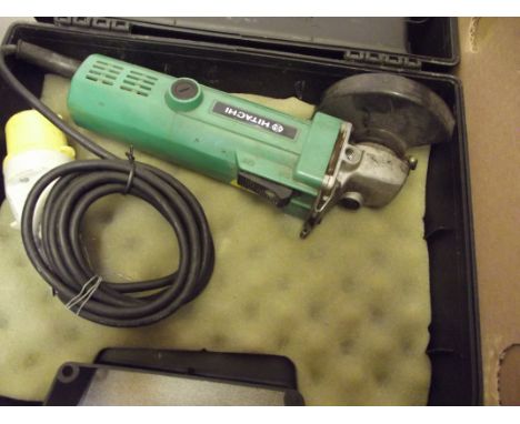 Hitachi grinder with tools 