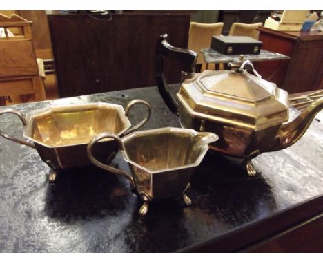 Sheffield plate tea service 