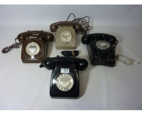 Four Vintage telephones  Condition Report Click here for further images, condition, auction times & delivery costs