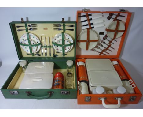 Two Vintage Sirram picnic sets  Condition Report Click here for further images, condition, auction times & delivery costs
