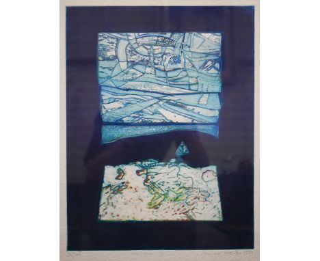 After Brenda Hartill - 'Meltdown III', limited edition print numbered 35/100 and 'Meltdown IV', limited edition print numbere