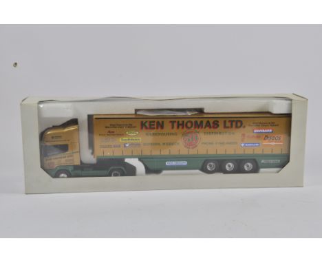 Rare Ken Thomas 1/43 Scale Truck and Trailer by Eligor. Mint in Very Good Box. 