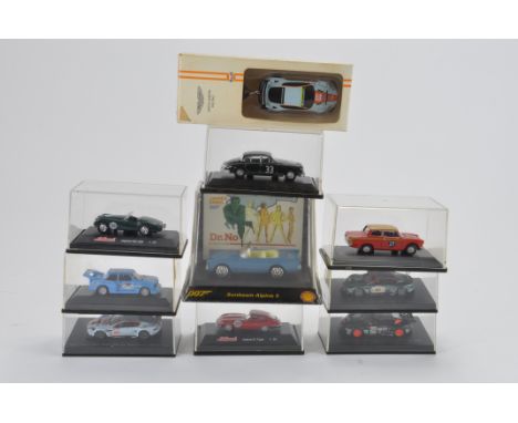 Group of small scale, mainly Aston Martin Cars. Schuco issues. NM to M in boxes. (10)