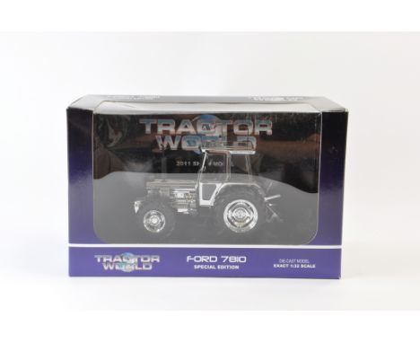 Universal Hobbies 1/32 Ford 7810 Tractor Special Chrome Edition for Tractorworld. M in VG Box.