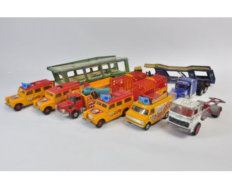 Misc group of diecast models from various makers including Corgi. Conditions Vary from G to E. (13)