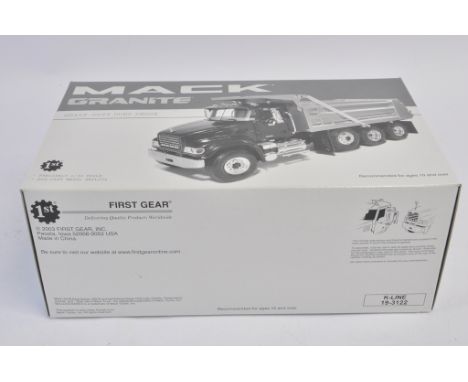 First Gear 1:34 scale Mack Granite Heavy Duty Dump Truck (K-Line). NM-M. Box E.